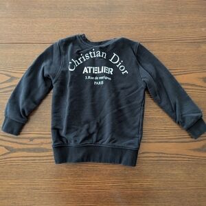 Dior Kids Black Atelier Sweatshirt